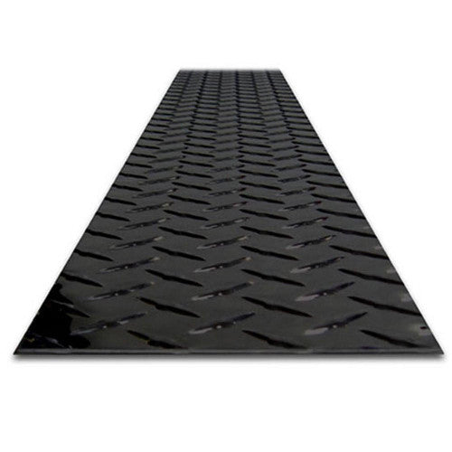 Aluminum Black Diamond Tread Plate (ATP) Stone Guard 24" X 96" X 0.025"